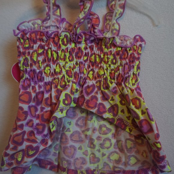 NWT Dog Tank Top Multi Color Animal Print - Picture 2 of 2
